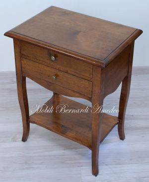 Classic style solid walnut coffee table also suitable as a bedroom bedside table